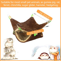 LEFTSTARER Guinea Pig Ferret Rat Hammock Toy Small Animal Cage - 3.Hammock - image 2