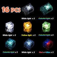 Pasacho 16 piece LED light bricks in round, square and rectangular shapes - view 3