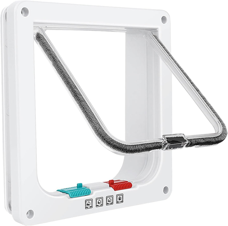 Lessmon Cat Door Flap for Interior Exterior Doors - 7.76x7.5x0.78 inches