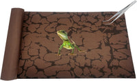 2 PCS Reptile Carpet Sand Mat Pet Terrarium Liner Lizard Bedding Mat - L:19.7"x39.3"(1Pcs)