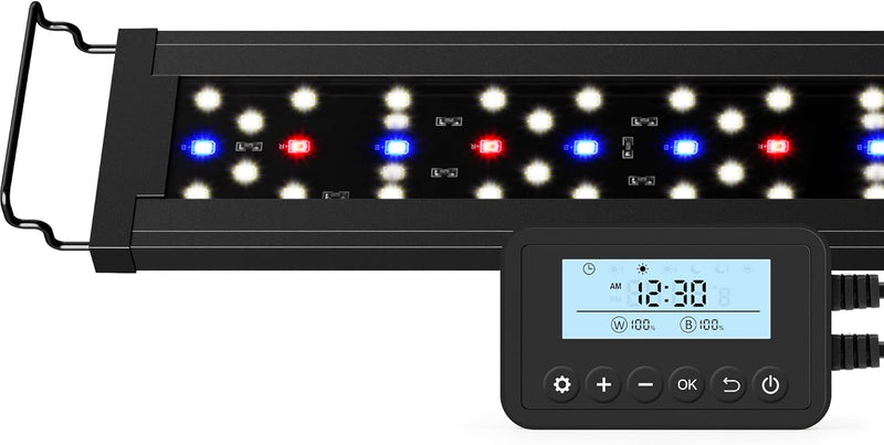NICREW SkyLED Plus Aquarium Plant Light - 12 - 18 in