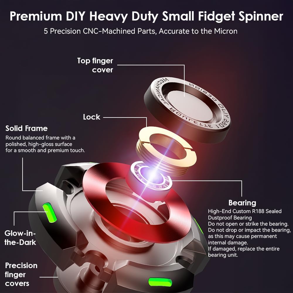 INNÔPlus Fidget Spinner for Adults - Gray - image 3