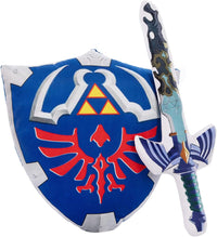 Cosplay Master Sword Hylian Shield Soft Wearable Throw Pillow 15.75