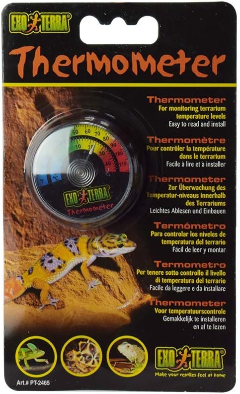 Exo Terra Thermometer for Reptile Terrarium – Essentials for Reptiles And Amphibians - No Size (Pack of 3) - image 2