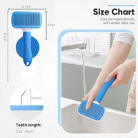 Namylya Cat Brush for Shedding & Grooming – Slicker Brush for Dogs and Cats with Long Hair – Removes Tangles, Mats & Loose Fur