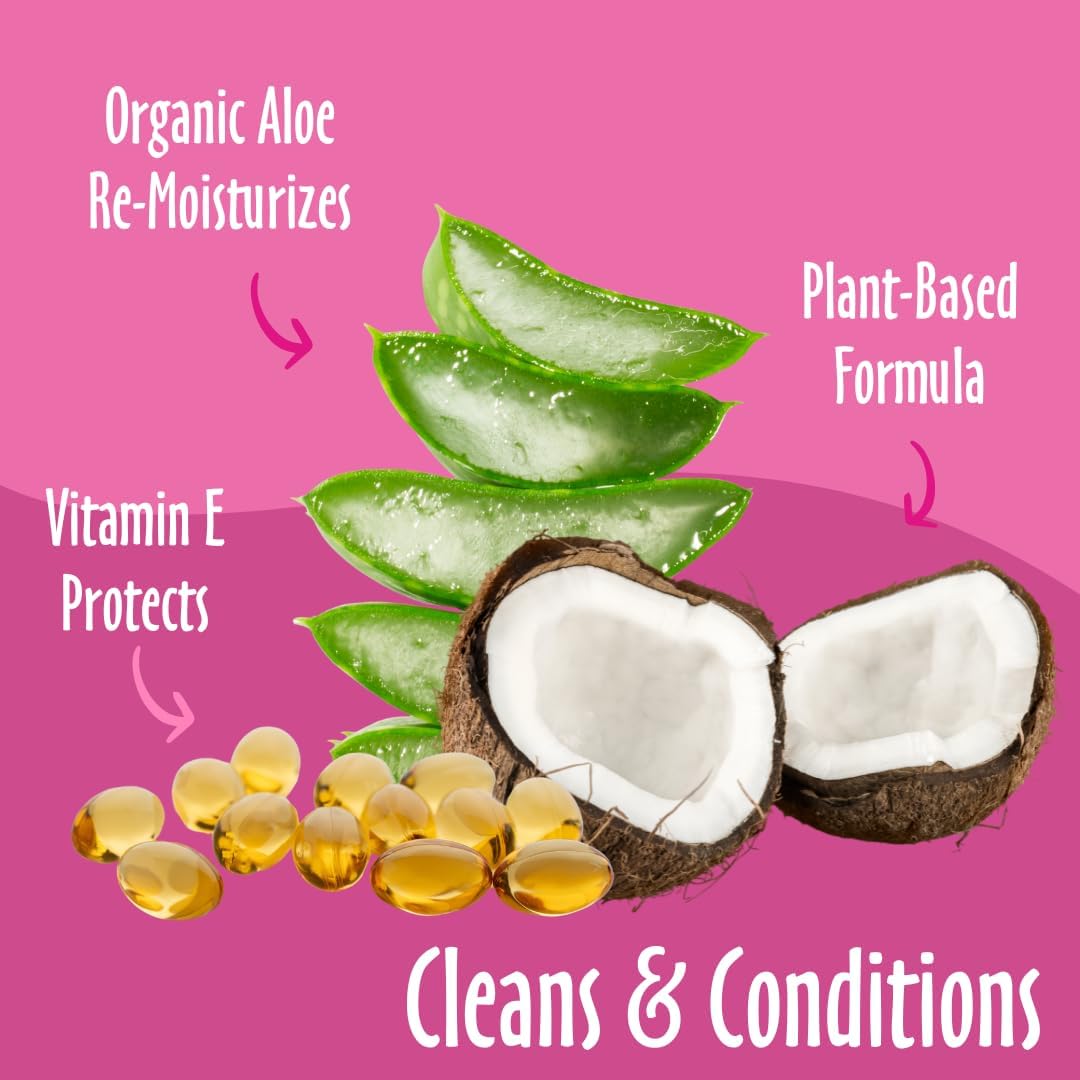 earthbath Oatmeal & Aloe Dog Shampoo and Conditioner - Cherry Puppy / 16 Fl Oz (Pack of 2) - image 2