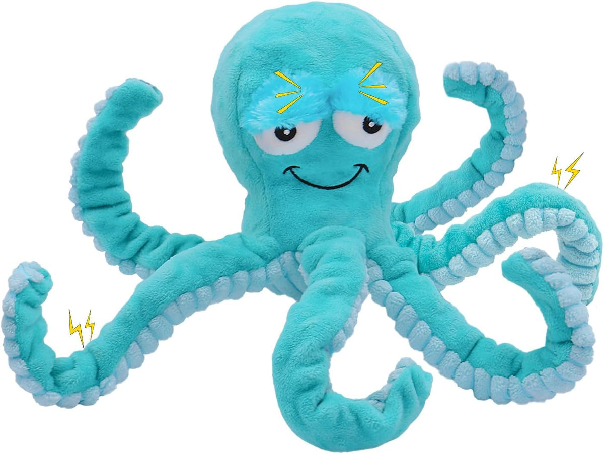 2-in-1 No-Stuffing Hedgehog Dog Toys 3 PCS - Octopus dog toys