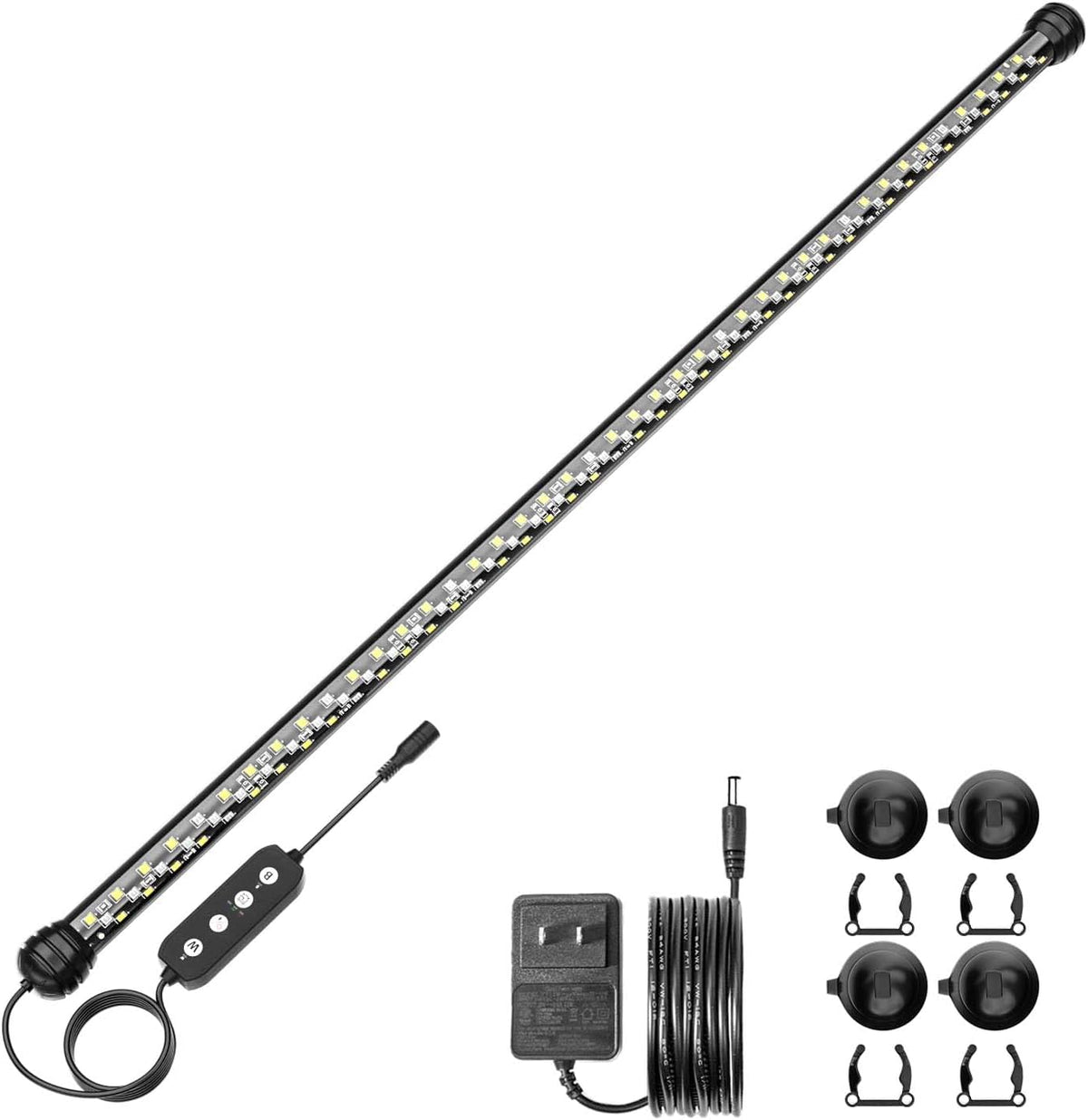 SEAOURA Submersible Led Aquarium Light for Fish Tank with Timer - 26.8 in for 28-52inch tank