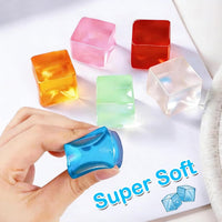 Siwarm 30 Pack Mini Cube Squishy Fidget Toys for Kids and Adults – Fun for Kids & Family - 30 Mini Cube Squishy - image 3