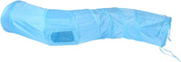 iCAGY Cat Tunnel Toys for Indoor Cats Kittens Rabbits - 47" (Shape S) / Blue