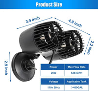 DaToo 800GPH Mini Aquarium Circulation Pump Ultra-quiet Fish Tank - 5284GPH - image 2