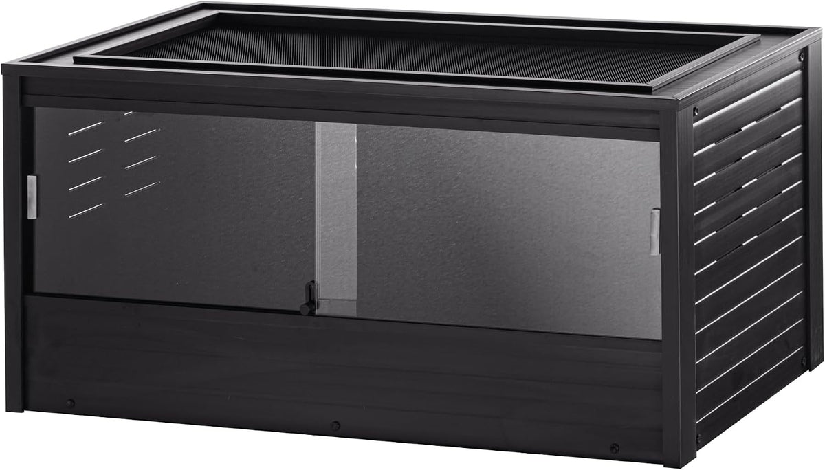 New Age Pet ECOFLEX 48" Mojave Reptile Enclosure, Maple - Black / Large