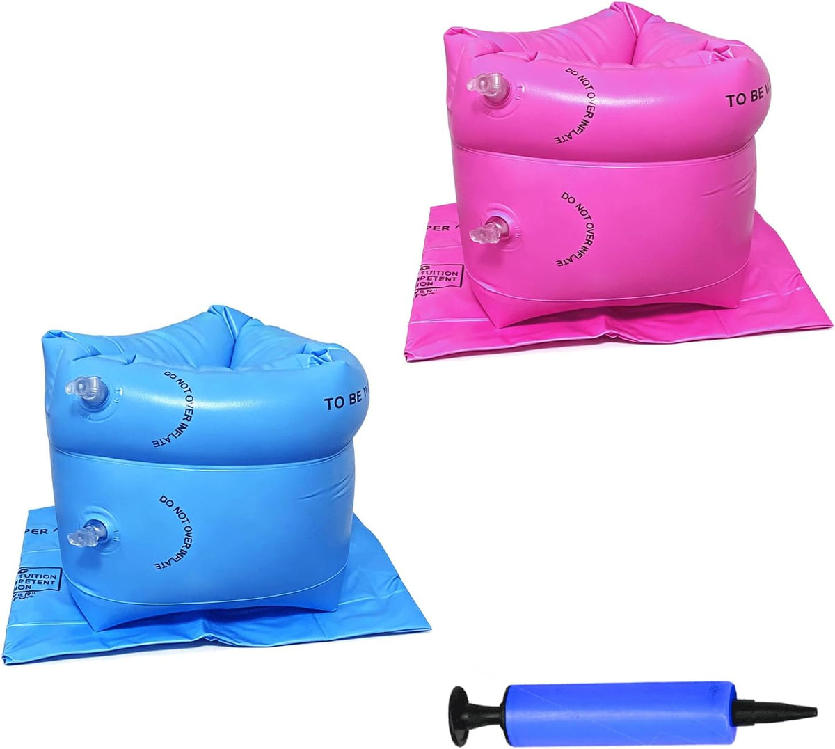 Ztikug inflatable arm floaties, 2 pack of PVC swim arm bands with inflater - view 27