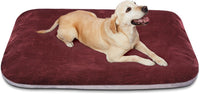 Magic Dog Orthopedic Extra Large Dog Bed 47 Inch - 39.0"L x 33.5"W x 4.0"Th / Burgundy