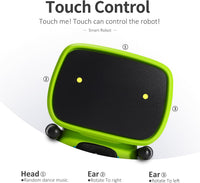 GILOBABY Smart Robot, Touch & Voice Control Interactive Toy for Kids 3-5 – Fun for Kids & Family - Green - image 3