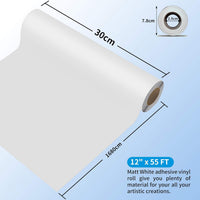 Prime Vinyl Permanent Vinyl - Matt White / 55FT - image 4