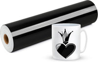 Prime Vinyl Permanent Vinyl - Glossy Black / 55FT