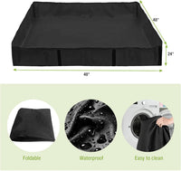 2-Story Wooden Rabbit Hutch with Chew-Proof Ramp - image 3