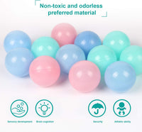 TRENDBOX Ball Pit Balls Plastic Balls for Ball Pit Pool Playpen - Macaroon Tri-color / 100 pcs - image 2