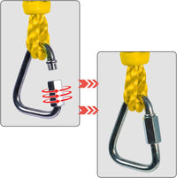 OYOCOOL ninja wheel obstacle with 360 degree rotating joint, strap and carabiner for slackline cours - view 8