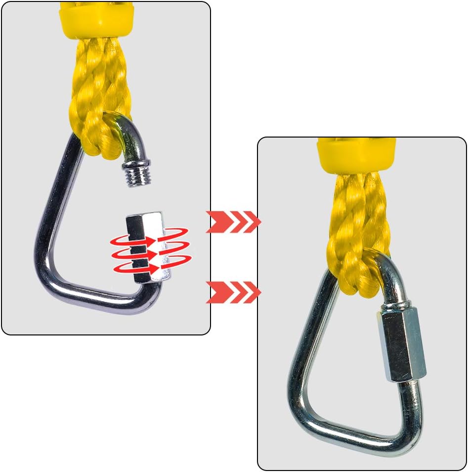 OYOCOOL ninja wheel obstacle with 360 degree rotating joint, strap and carabiner for slackline cours - view 8