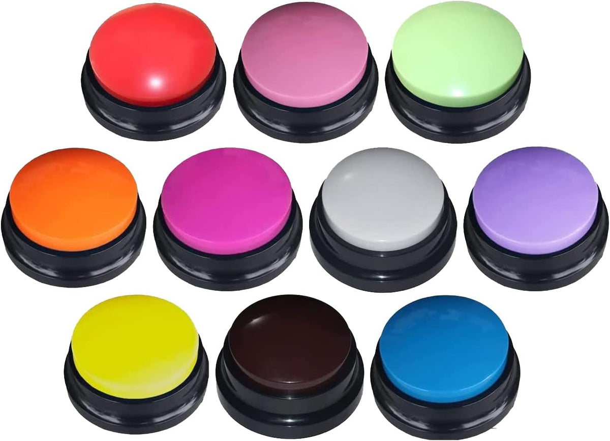10 Color Voice Recording Button - 10 Color