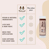 Natural Dog Company Skin Soother, 4 Pack, Allergy and Itch Relief for Dogs, Dog Moisturizer for Dry Skin, Dog Lotion, Ultimate Healing Balm, Dog Rash Cream, Travel Stick 0.15 oz X 4