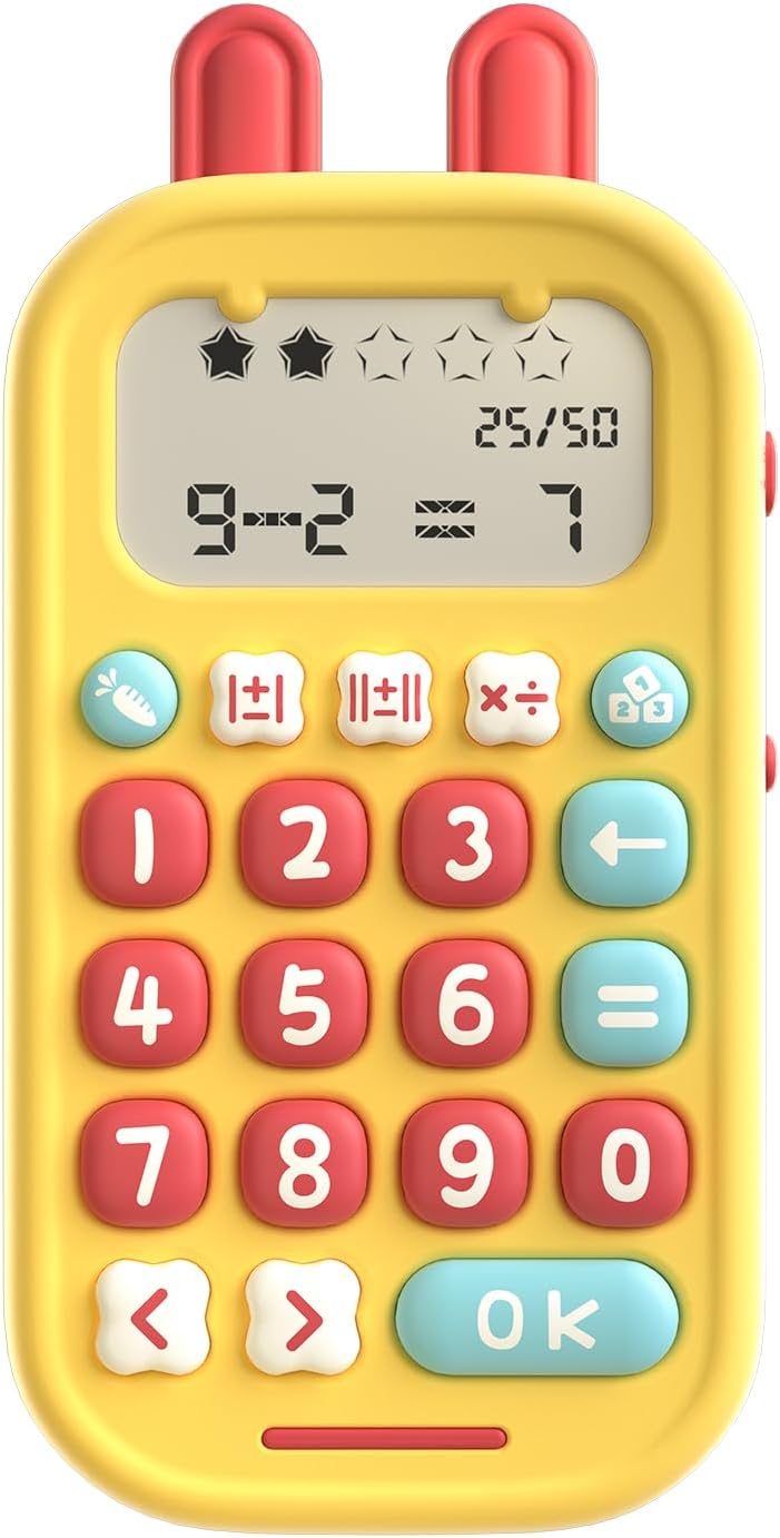 alilo Math Games for Kids Ages 5-12 - Yellow-spanish