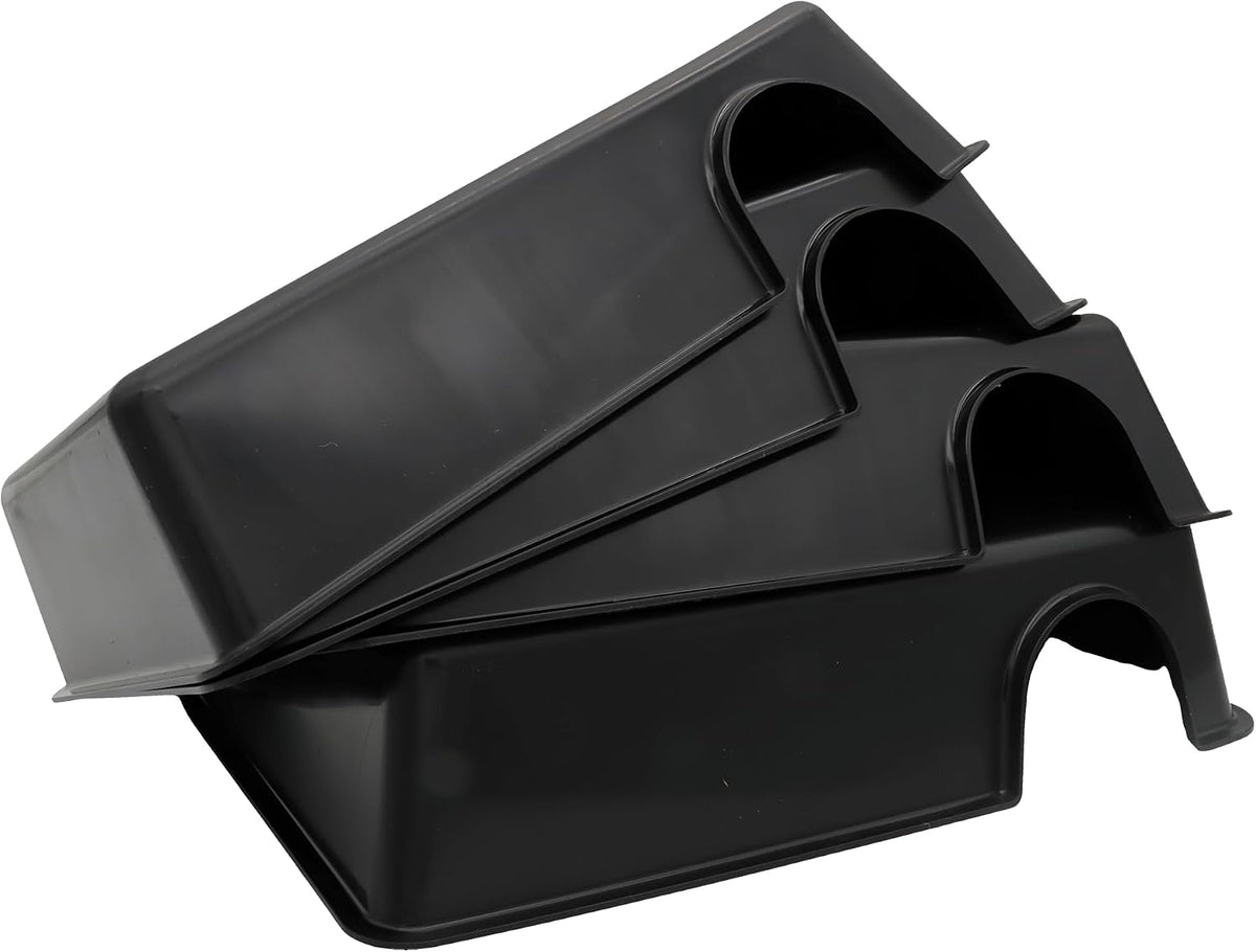 Reptile Hide Box Snake Hide Feel Secure and Safe, Gecko Hide - Black / XL 4 Pcs - image 2