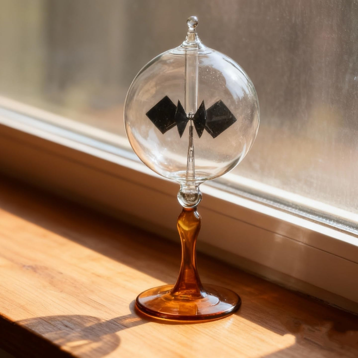 DORAMI large Crookes radiometer, solar light mill in transparent glass - view 6