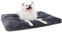 KSIIA Washable Dog Crate Bed Kennel Mat for Large Dogs - Gray / 29.0"L x 21.0"W x 2.5"Th