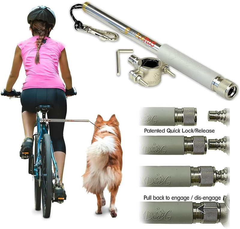 WalkyDog Plus Dog Bicycle Leash for Bike – Essentials for Dogs