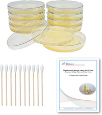 Bacteria Science Kit: Top Science Fair Project Kit. Prepoured LB-Agar