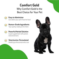 Pet Wellbeing Comfort Gold for Dogs - Supports Canine Physical Comfort, Healthy Circulation, Corydalis, Turmeric - Veterinarian-Formulated Herbal Supplement 2 oz (59 ml)