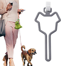 Dalzom 2Pcs Dog Poop Bag Holder - Gray