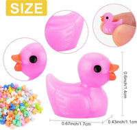 CRTWDMAN 240 Pcs Mini Resin Ducks, Tiny Duck Figurines Bulk - image 2