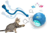 Giociv Interactive Cat Toys Ball for Indoor Cats Fast Rolling on