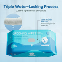 Pet Wipes for Dogs & Cats - Natural / 3 Packs-300 counts - image 3