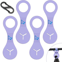 Dog Poop Bag Holder for Leash Waste Bag Carrier Dog Poop Bag - Purple
