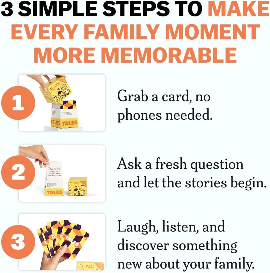 TALES 150 Conversation Cards, Create Meaningful Connections - Family Vol 2 - image 4