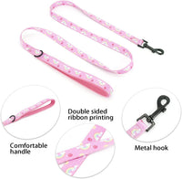Dog Cat Harness and Leash Set - Rainbow / M (Neck 13.4"-16.5"; Chest 17.7"-23") - image 4