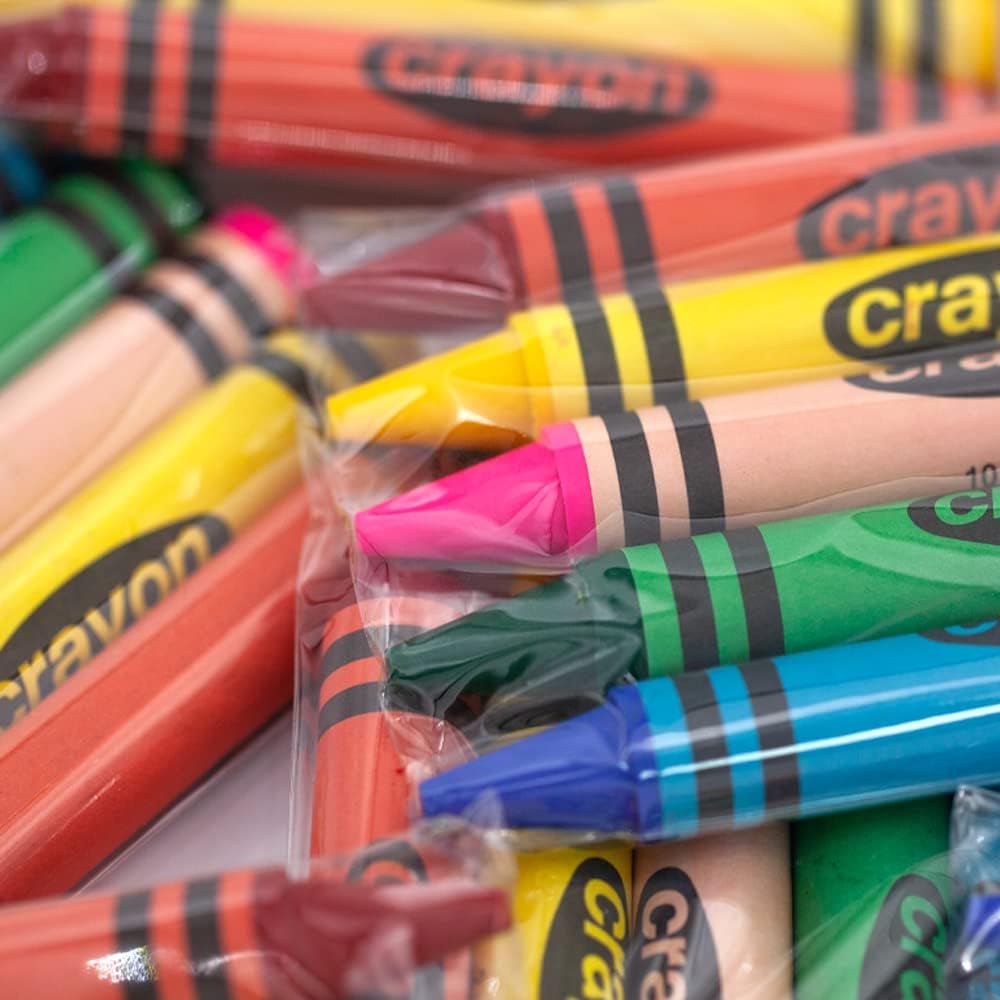 Lucky Art Crayonology bulk crayons, 20 individually wrapped 4-packs of red, yellow, blue and green - view 29