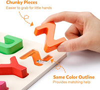 Coogam Wooden Alphabet Puzzle - image 3