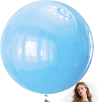 200pcs Balloons 5 Inch Assorted Colors - D08-light Blue / 36inch（Giant）