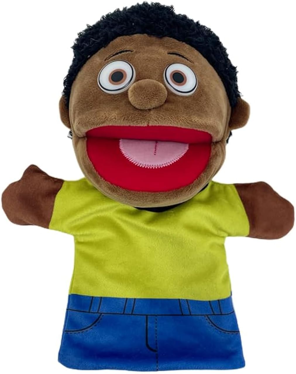 Family Hand Puppets for Kids, Includes Grandpa, Grandma, Dad - Style2 - Son