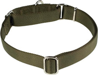Hyhug Pets Premium Upgraded Heavy Duty Nylon Anti-Escape Martingale Collar for Boy and Girl Dogs Comfy and Safe - Professional Training, Daily Use Walking. (Army Green, Small)