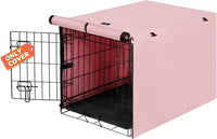X-ZONE PET Dog Crate Cover Waterproof Kennel Cover - 24.0"L x 18.0"W x 20.0"H / Pink