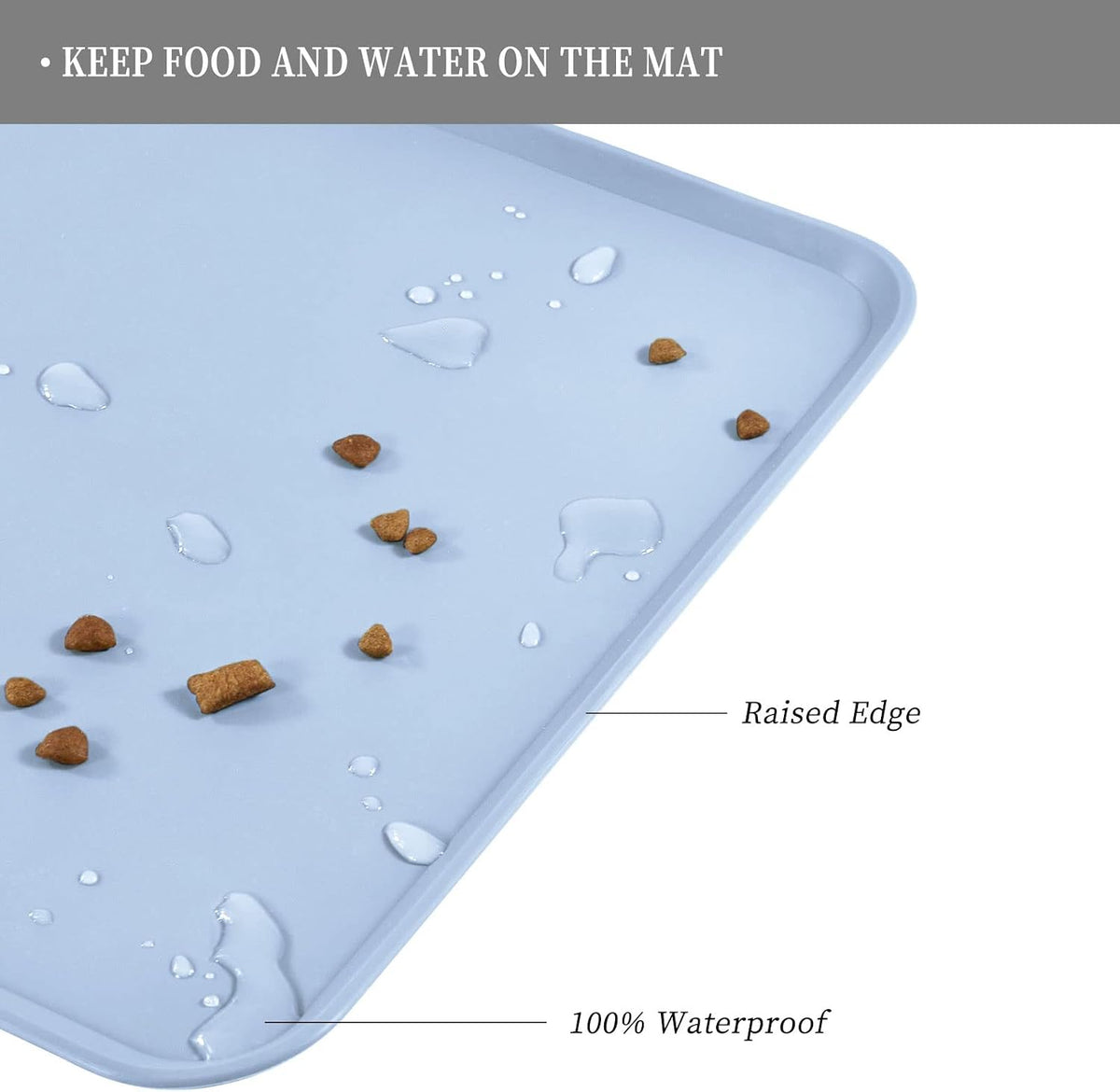 Reopet Silicone Pet Feeding Mat - Warship / 22" x 14" - image 2