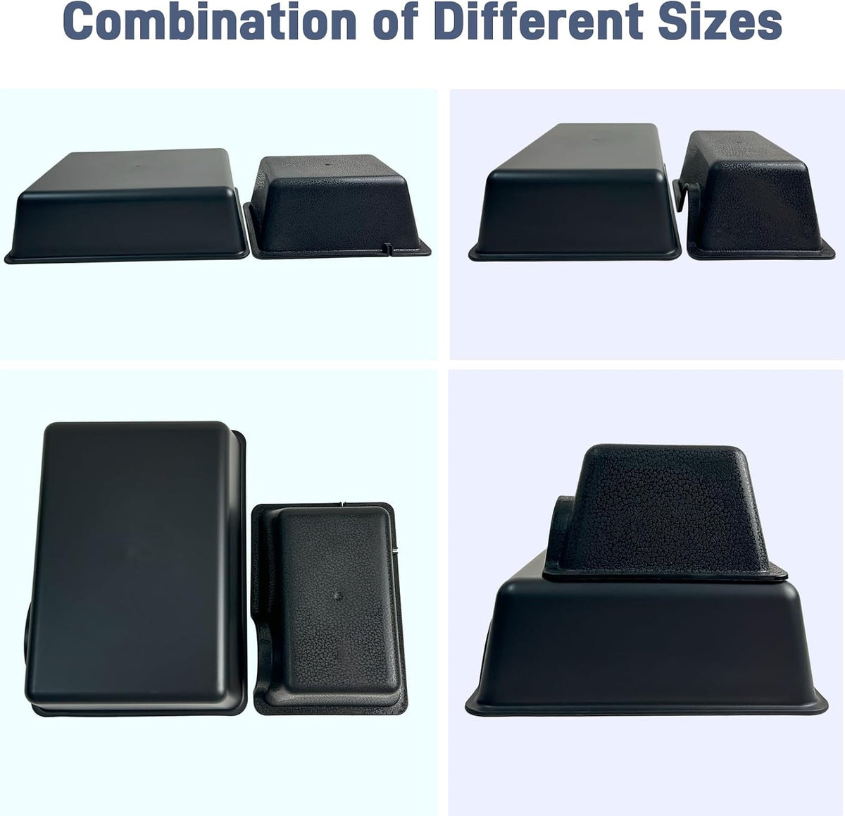 Reptile Hide Cave, Snake Hide for Ball Python & Gecko - Black / Small (1 Count) - image 3