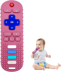 ROBBEAR Baby Teething Toys - New-Pink RC 2 / 1 pack